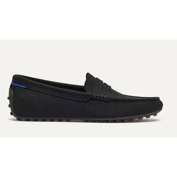 Rothy\'s The Driving Loafer •Men 9• Black Knit Slip On Rothys Flat Shoes Mocs main image 5